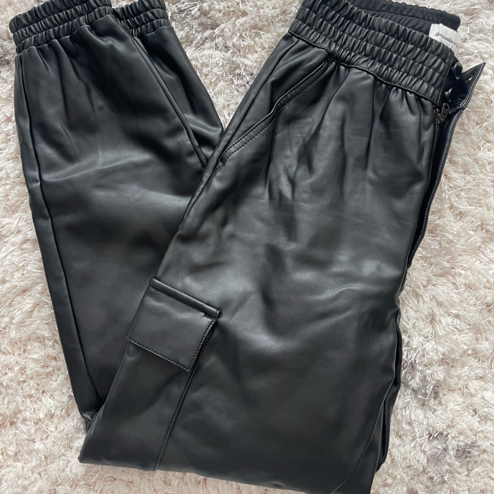 Leather Joggers Size XS